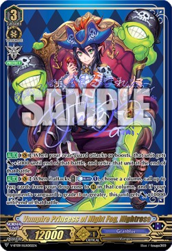 Vampire Princess of Night Fog, Nightrose [V Format] (V.3 - Rummy Labyrinth Rare) - Butterfly d’Moonlight