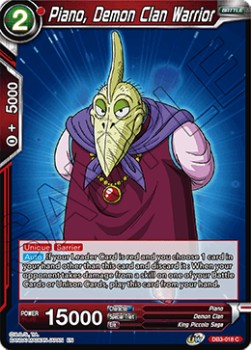 Piano, Demon Clan Warrior - Giant Force