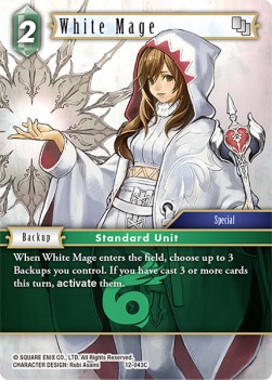 White Mage (12-043) (V.1) - Opus XII: Crystal Awakening