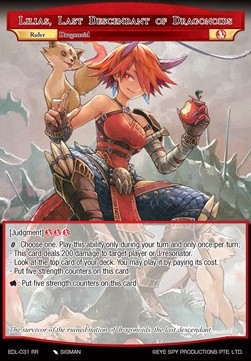 Lilias, Last Descendant of Dragonoids - The Epic of the Dragon Lord