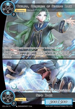 Chelina, Sorceress of Sending Back // Send Back - The Epic of the Dragon Lord