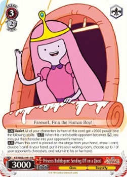Princess Bubblegum: Sending Off on a Quest (V.1 - Double Rare) - Adventure Time