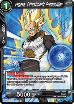 Vegeta, Catastrophic Premonition - Vicious Rejuvenation
