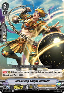 Sun-loving Knight, Cuthred [V Format] - Divine Lightning Radiance