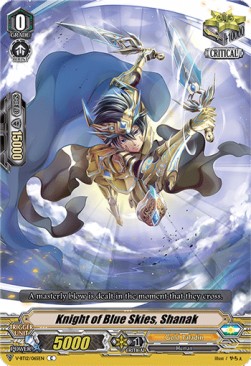 Knight of Blue Skies, Shanak [V Format] - Divine Lightning Radiance