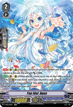 Top Idol, Aqua [V Format] (V.2 - Special Parallel) - Twinkle Melody