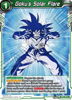 Goku's Solar Flare - Battle Evolution Booster
