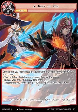 A Duet of Fire - The Magic Stone War - Zero