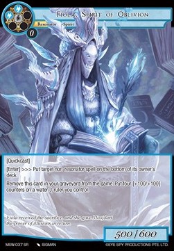 Fiola, Spirit of Oblivion - The Magic Stone War - Zero