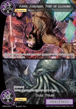 Abdul Alhazred, Poet of Madness // Dark Pulse - The Magic Stone War - Zero