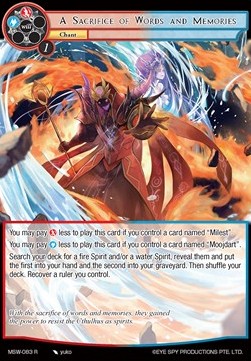 A Sacrifice of Words and Memories - The Magic Stone War - Zero