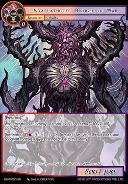 Nyarlathotep, Bringer of War - The Magic Stone War - Zero