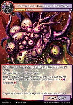 Shub-Niggurath, Gatekeeper of Outer World - The Magic Stone War - Zero