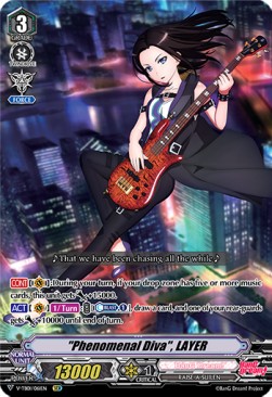 "Phenomenal Diva", LAYER [V Format] (V.1 - Secret Rare) - BanG Dream! FILM LIVE