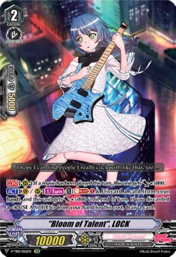 "Bloom of Talent", LOCK [V Format] (V.1 - Secret Rare) - BanG Dream! FILM LIVE