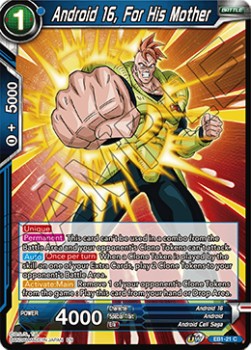 Android 16, For His Mother - Battle Evolution Booster