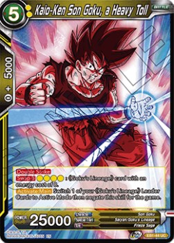 Kaio-Ken Son Goku, a Heavy Toll - Battle Evolution Booster