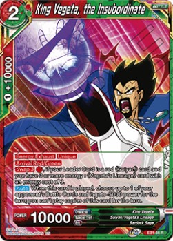 King Vegeta, the Insubordinate - Battle Evolution Booster