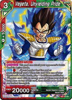 Vegeta, Unyielding Pride - Battle Evolution Booster