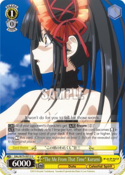 "The Me From That Time" Kurumi - Date A Live