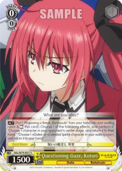 Questioning Gaze, Kotori - Date A Live