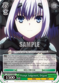 Prompt Judgement, Origami - Date A Live