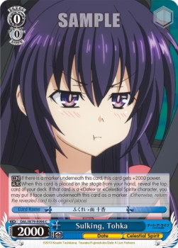 Sulking, Tohka - Date A Live