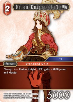 Onion Knight (FFT) (13-010) - Opus XIII: Crystal Radiance
