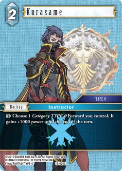 Kurasame (13-020) - Opus XIII: Crystal Radiance