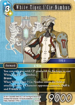 White Tiger l'Cie Nimbus (13-112) - Opus XIII: Crystal Radiance