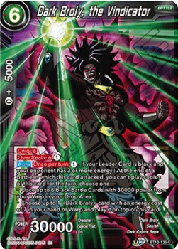 Dark Broly, the Vindicator - Supreme Rivalry