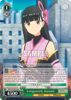 Longsword, Kasumi (V.1 - Double Rare)