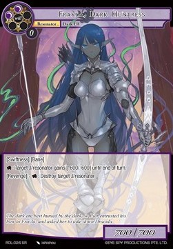 Frayla, Dark Huntress - Rebirth of Legend