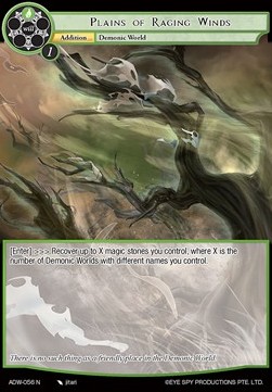 Plains of Raging Winds - Assault into the Demonic World