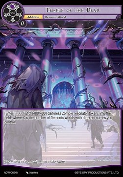 Temple of the Dead - Assault into the Demonic World