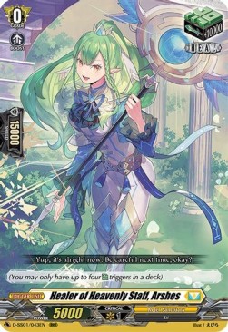 Healer of Heavenly Staff, Arshes [D Format] (V.1 - Triple Rare) - Festival Collection 2021