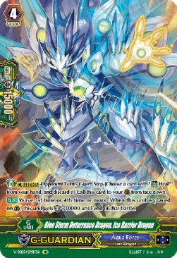 Blue Storm Deterrence Dragon, Ice Barrier Dragon [G Format] (V.2 - Special Parallel) - Revival Selection