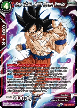 Son Goku, Spirit Boost Warrior - Starter Deck: Pride of the Saiyans