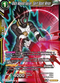Black Masked Saiyan, Spirit Boost Minion - Starter Deck: Darkness Reborn