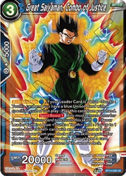 Great Saiyaman, Combo of Justice - Cross Spirits