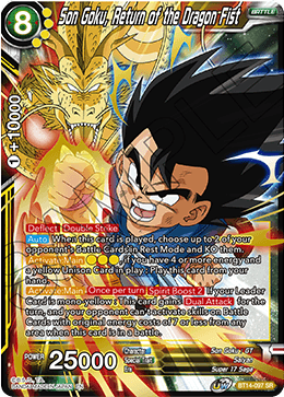 Son Goku, Return of the Dragon Fist - Cross Spirits