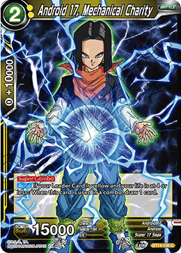 Android 17, Mechanical Charity - Cross Spirits