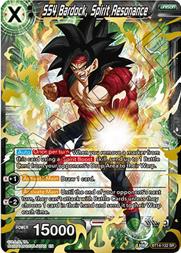 SS4 Bardock, Spirit Resonance (V.1 - Super Rare) - Cross Spirits