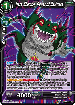 Haze Shenron, Power of Darkness - Cross Spirits