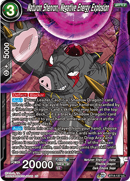Naturon Shenron, Negative Energy Explosion - Cross Spirits