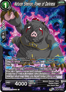 Naturon Shenron, Power of Darkness - Cross Spirits