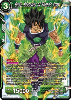 Broly, Berserker of Frieza's Army - Cross Spirits