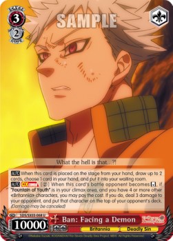 Ban: Facing a Demon - The Seven Deadly Sins