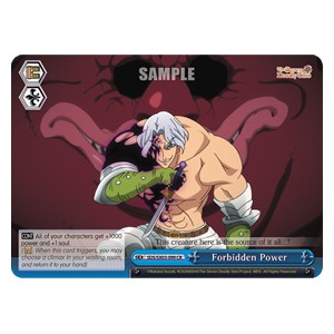 Forbidden Power (V.1 - Climax Rare) - The Seven Deadly Sins