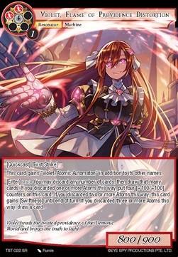 Violet, Flame of Providence Distortion - The Seventh